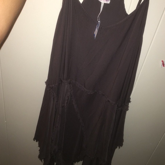 Free people charcoal dress L - Picture 1 of 3